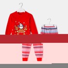 Пижама детская, цвет красный, рост 116 см (60) - Фото 7