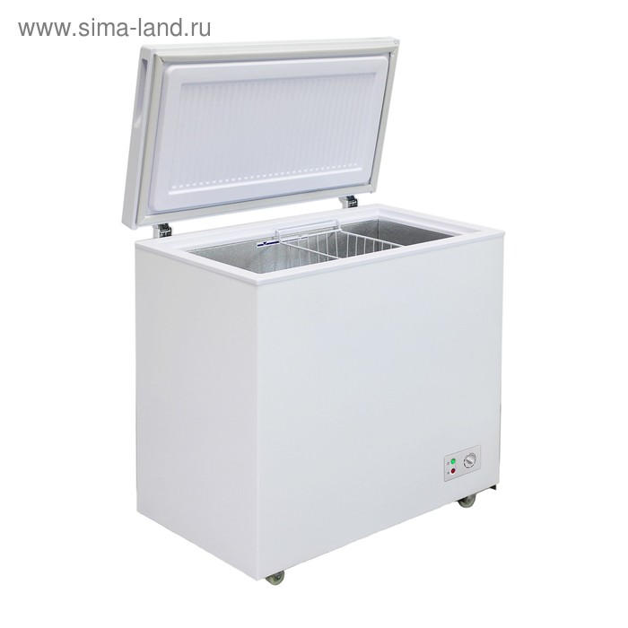 Морозильный ларь «Бирюса» 210КХ, 200 л, 1 корзина, глухая крышка, белый - Фото 1