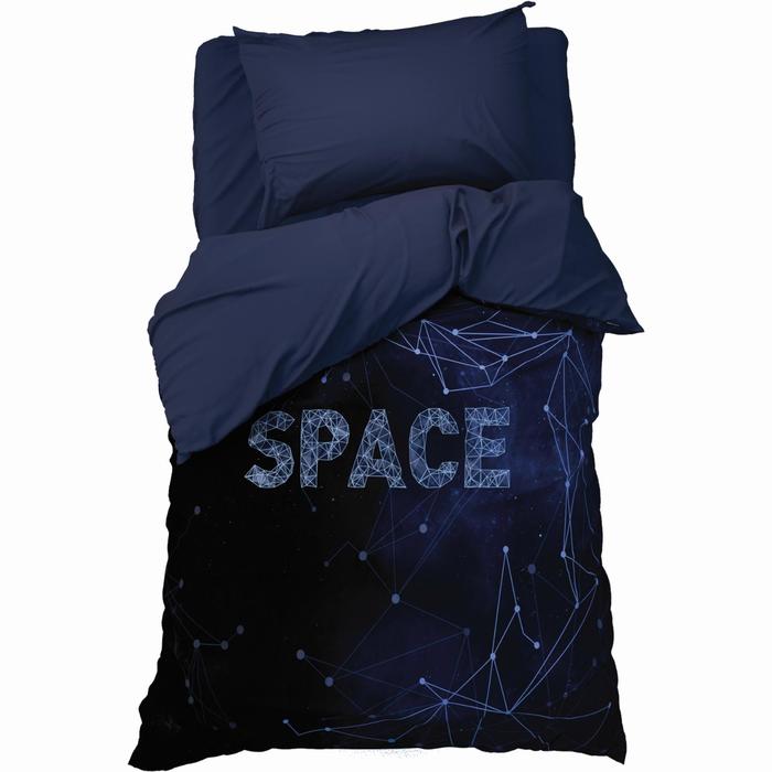 Постельное бельё 1.5-спальное «Этель» Space, поплин