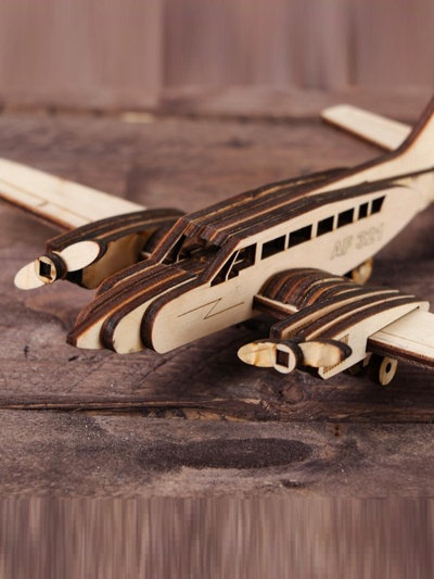 Конструктор сборный 3D модель «Самолёт. CESSNA»
