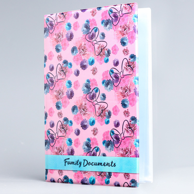 Папка для документов, Минни Маус, 12 файлов, 4 комплекта