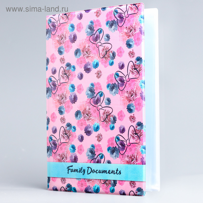 Папка для документов, Минни Маус, 12 файлов, 4 комплекта - Фото 1