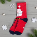 Носки детские новогодние KAFTAN "Дед мороз" р-р 16-18, красный - фото 50149497