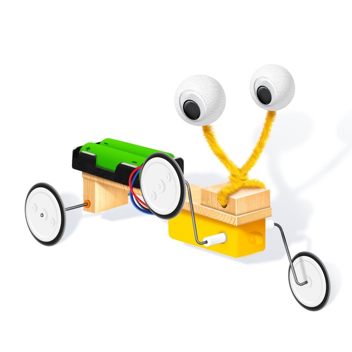 Набор для опытов «Робот Гэри», работает от батареек, в пакете