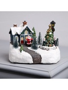 Светодиодная фигура «Новогодний город» 19×17×13 см, полистоун, от батареек ААх3, USB, свечение тёплое белое - Фото 6