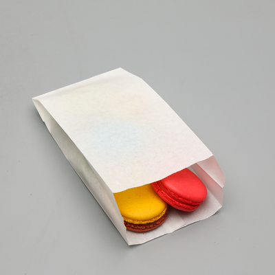 Пакет бумажный фасовочный, белый, V-образное дно, 20×10×5 см