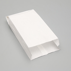 Пакет бумажный фасовочный, белый, V-образное дно, 30 х 14 х 6 см - Фото 1