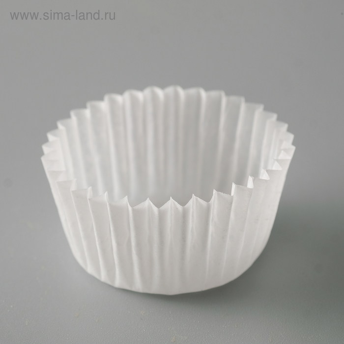Форма для выпечки белая, 2.5×1.6 см - Фото 1