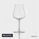 Бокал стеклянный для пива Magistro «Теку», 400 мл, 9×20 см - Фото 1
