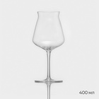 Пивной бокал «Теку», 400 мл, 9×20 см, на ножке, стекло, прозрачный - Фото 1