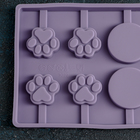 Форма для леденцов Доляна «Вкусная сладость», силикон, 26,5×11,5 см, 12 ячеек (d=3,5 см), с палочками, цвет МИКС - Фото 3