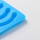 Форма для мармелада Доляна «Морские сладости», силикон, 22,3×17,2 см, 32 ячейки (2,7×2 см), цвет голубой - Фото 4
