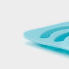 Форма для мармелада Доляна «Морские сладости», силикон, 22.3×17.2 см, 32 ячейки (2.7×2 см), цвет голубой - Фото 5