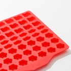 Силиконовая форма для мармелада Доляна «Мяу», 17,5×18 см, 56 ячеек, цвет МИКС - Фото 5