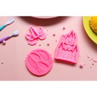 Молд Доляна «Взгляд единорога», силикон, 6,5×6,5 см, цвет розовый - Фото 7