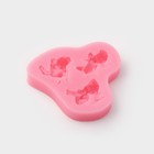 Молд Доляна «Ангелочки в ожидании», силикон, 8×7 см, цвет розовый - Фото 2