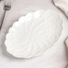 Блюдо керамическое «Ромашка», 25×17×3 см - Фото 2