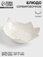 Блюдо «Листочек», 19.5×15.5×4.5 см - Фото 1