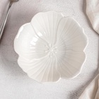 Блюдо «Цветочек», 15.5×4.5 см, керамика  (артикул 4474473)  большой выбор товаров оптом и в розницу по низким ценам с доставкой