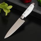 Нож кухонный Доляна «Инканто», лезвие 12 см, цвет белый - фото 9495953