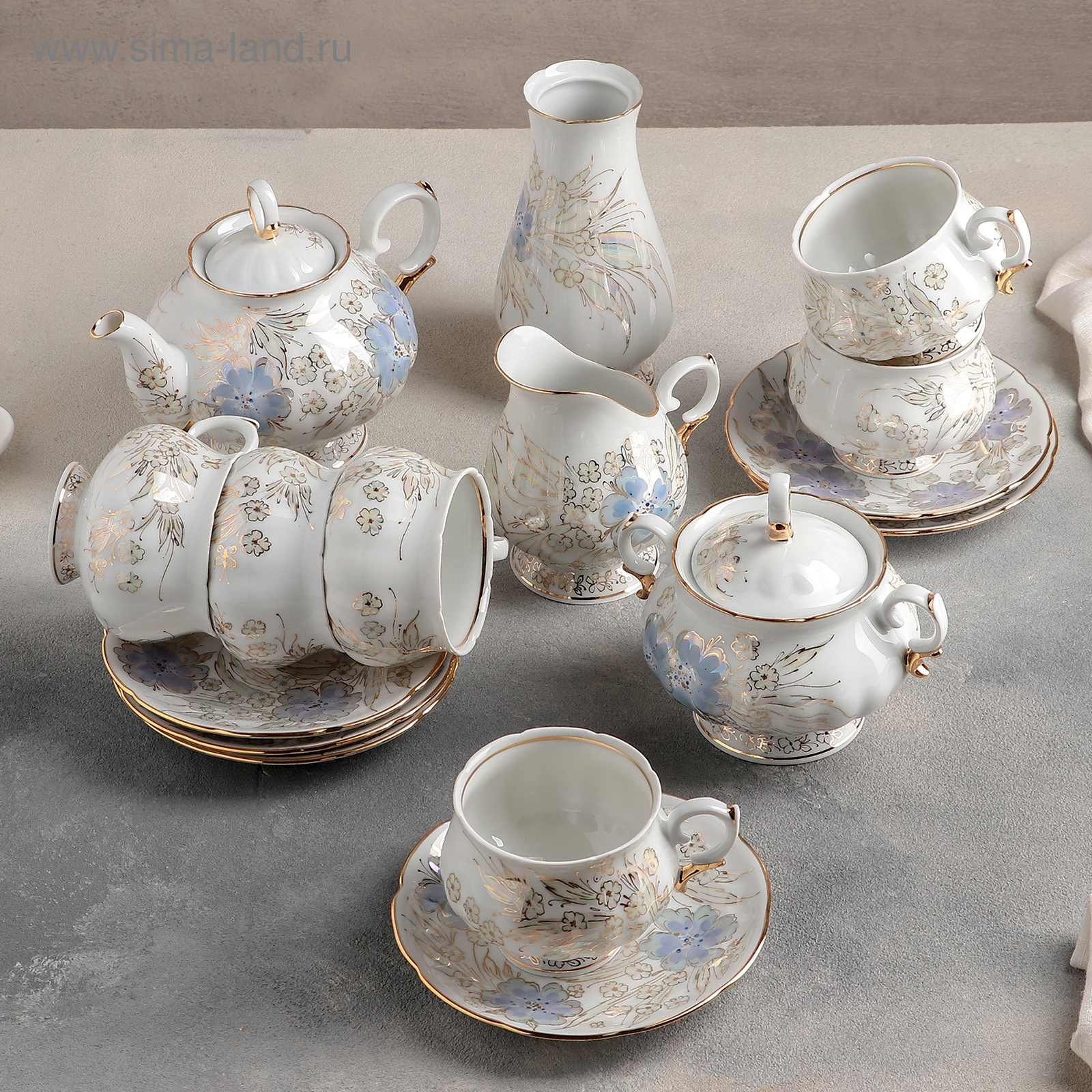 Кофейный сервиз Октябрьский ФФЗ, Башкирский фарфор - покупайте на Auction.ru по