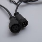 УЦЕНКА Гирлянда «Бахрома», уличная, 3×0.6 м, УМС, 3 Вт, 160 LED, 220 В, свечение жёлтое - Фото 5