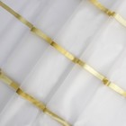 Штора для ванной Доляна «Лайн», 180×180 см, EVA, белая - Фото 5