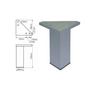 Ножки для мебели Cersanit, цвет белый, 2 шт.