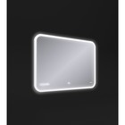 Зеркало Cersanit LED 070 Design Pro, 80x60 см, сенсор, антизапотевание, часы - Фото 2