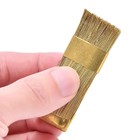 Щётка для чистки фрез, медная, 6 × 2 см, цвет золотистый - фото 6250802