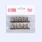 Зажимы для наращивания ногтей, 2.2 см, 10 шт., металлические - Фото 3