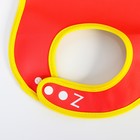 Нагрудник для кормления «Лисичка» непромокаемый на кнопке, с карманом - фото 25704775