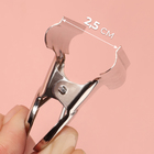 Зажимы для кроя, 5.2 см, 5 шт., цвет серебряный - Фото 3