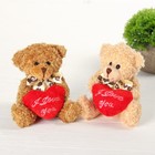 Мягкая игрушка «Медведь с сердцем», цвет МИКС - Фото 3