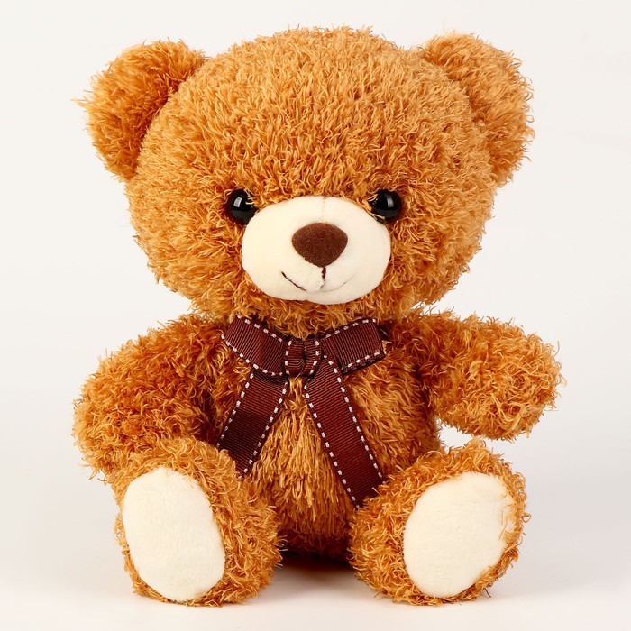 Мягкая игрушка «Медведь с бантом», 20 см, цвет МИКС - фото 1907048013