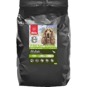 

Сухой корм Blitz Fresh Duck Low Grain для собак, низкозерновой, утка, 12 кг