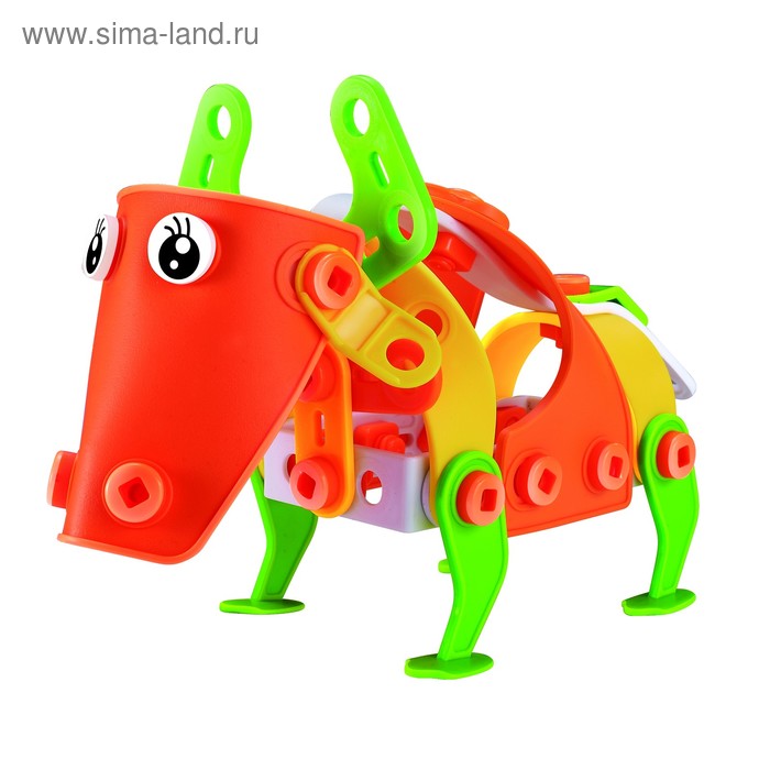 Конструктор гибкий «Корова», 66 деталей