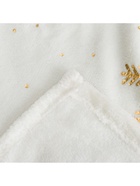 Плед «Этель. Золотые снежинки», 180×200 см, корал-флис, белый - Фото 12