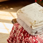 Плед «Этель. Золотые снежинки», 180×200 см, корал-флис, белый - Фото 8