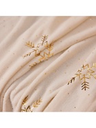 Плед «Этель. Золотые снежинки», 180×200 см, корал-флис, белый - Фото 9