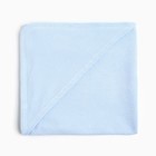 Полотенце-уголок махровый "Крошка Я" 85х85 см, цвет нежно-голубой, 100% хлопок, 320 г/м2 - Фото 3