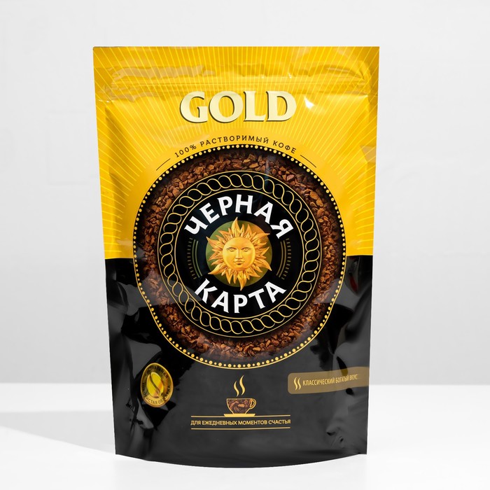 Кофе "Чёрная Карта" GOLD, растворимый, 285 г (4692931) - Купить по цене ...