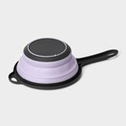 Дуршлаг складной Доляна «Волна», d=20 см, цвет сиреневый - Фото 6
