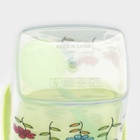 Банки для хранения сыпучих с ложками Доляна «Клумба», набор 3 шт., 250 мл, пластик, зелёные, рисунок МИКС - Фото 5