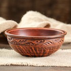 Пиала, красная глина, 0.45 л - Фото 1