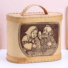 Хлебница с крышкой на 2 булки, 24×16×20 см - Фото 1