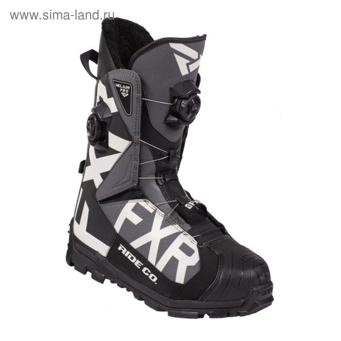 Ботинки FXR Helium Pro с утеплителем, размер 41, чёрные, серые - Фото 1