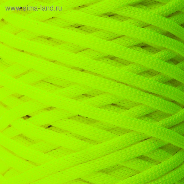 Шнур для вязания "Классика" 100% полиэфир 3мм 100м (501 люм.желтый) - Фото 1