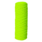 Шнур для вязания "Классика" 100% полиэфир 3мм 100м (501 люм.желтый) - Фото 2