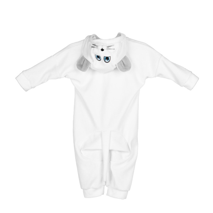 Карнавальный костюм для малышей «Мышонок с бабочкой», велюр, хлопок, рост 74-92 см - фото 1884973989